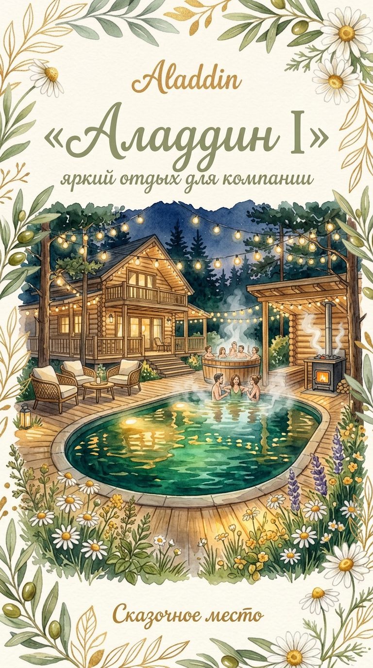 Аладдин I — яркий отдых для компании