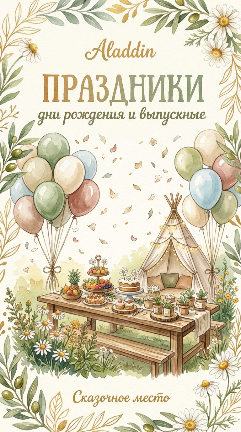 Праздники — дни рождения и выпускные