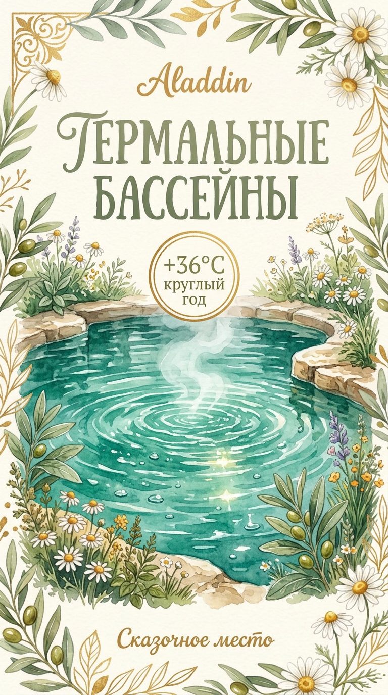 Термальные бассейны +36°C